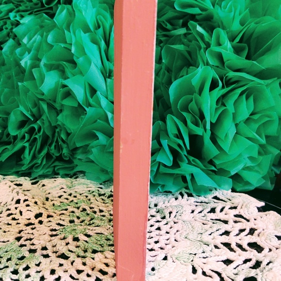 HAND CRAFTED EASTER Mini Wood Sign/Tiered Tray Decor/Bunny Rabbit & Jelly Beans - Picture 2 of 3